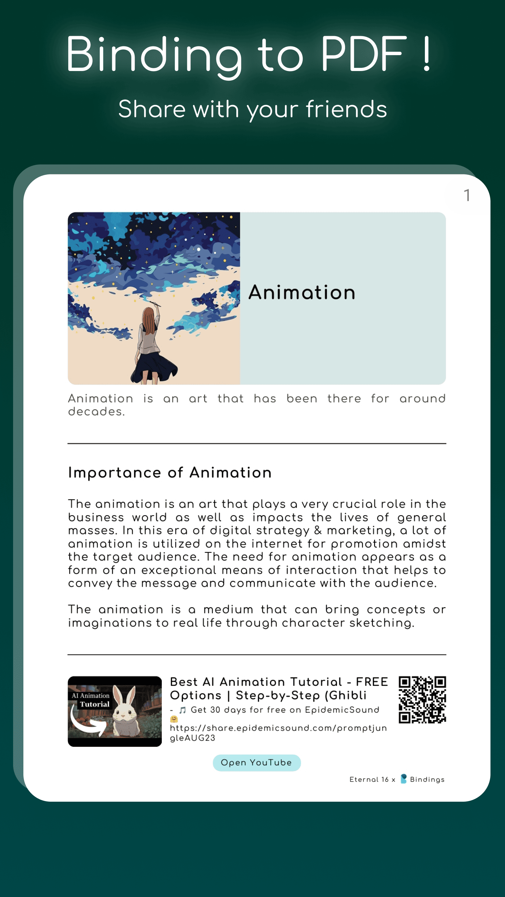 Easily convert to pdf